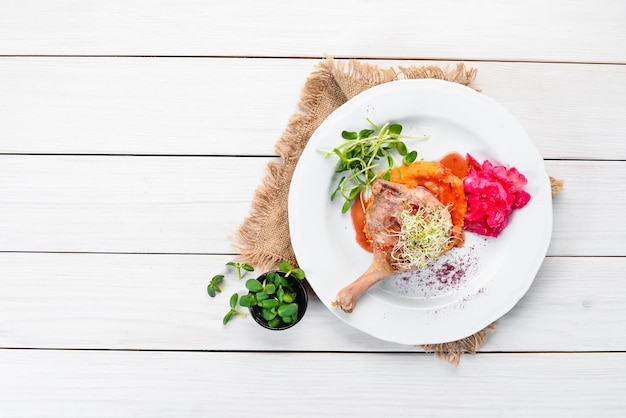 Zdrowe danie na talerzu